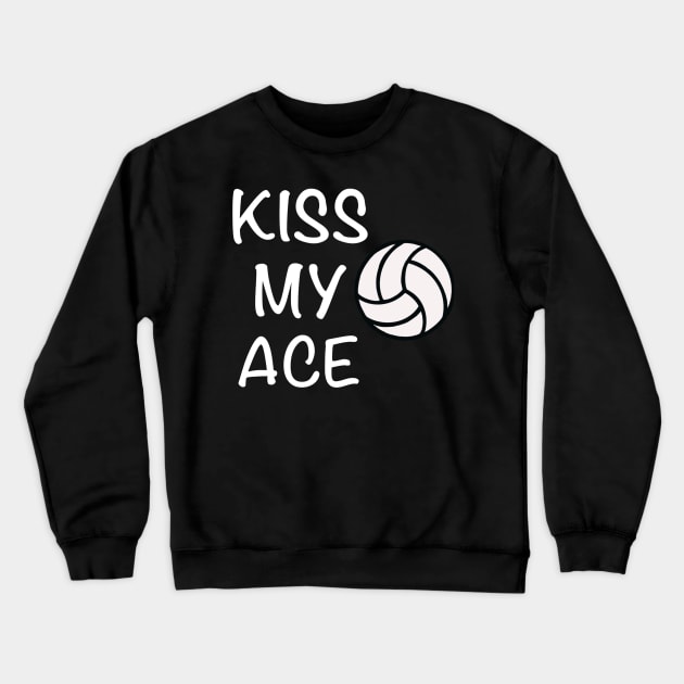 Volleyball Ace Crewneck Sweatshirt by RayRaysX2